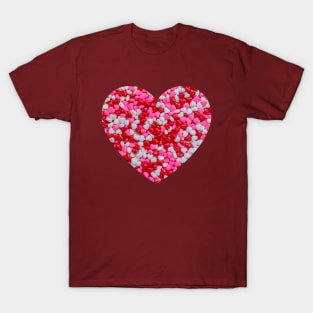 Candy Love Sprinkle Hearts T-Shirt